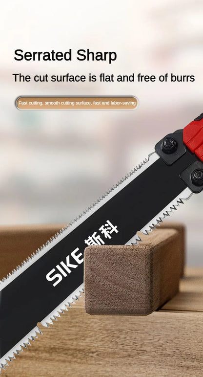 Woodworking specialized hand saw, double-sided saw, tree sawing tool, manual saw blade saw, household small handheld folding saw