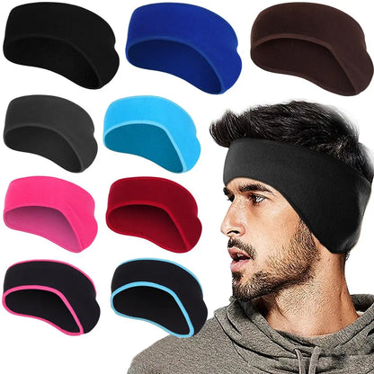 1Pcs Fleece Ear Warmer Muff Winter Headband Ear Muffs Headband for Men Women Running Skiing Outdoor Sports Supplies