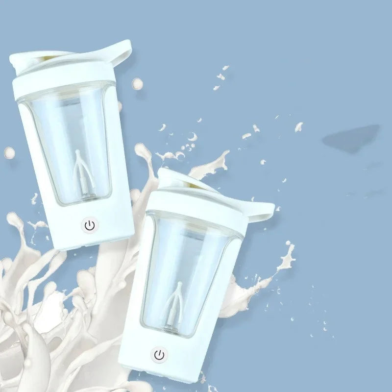 450ML Blenders Cup Electric Mixing Cup Portable Protein Powder Shaker Bottle Rechargeable Coffee Milk Cup Sports Fitness Kettle