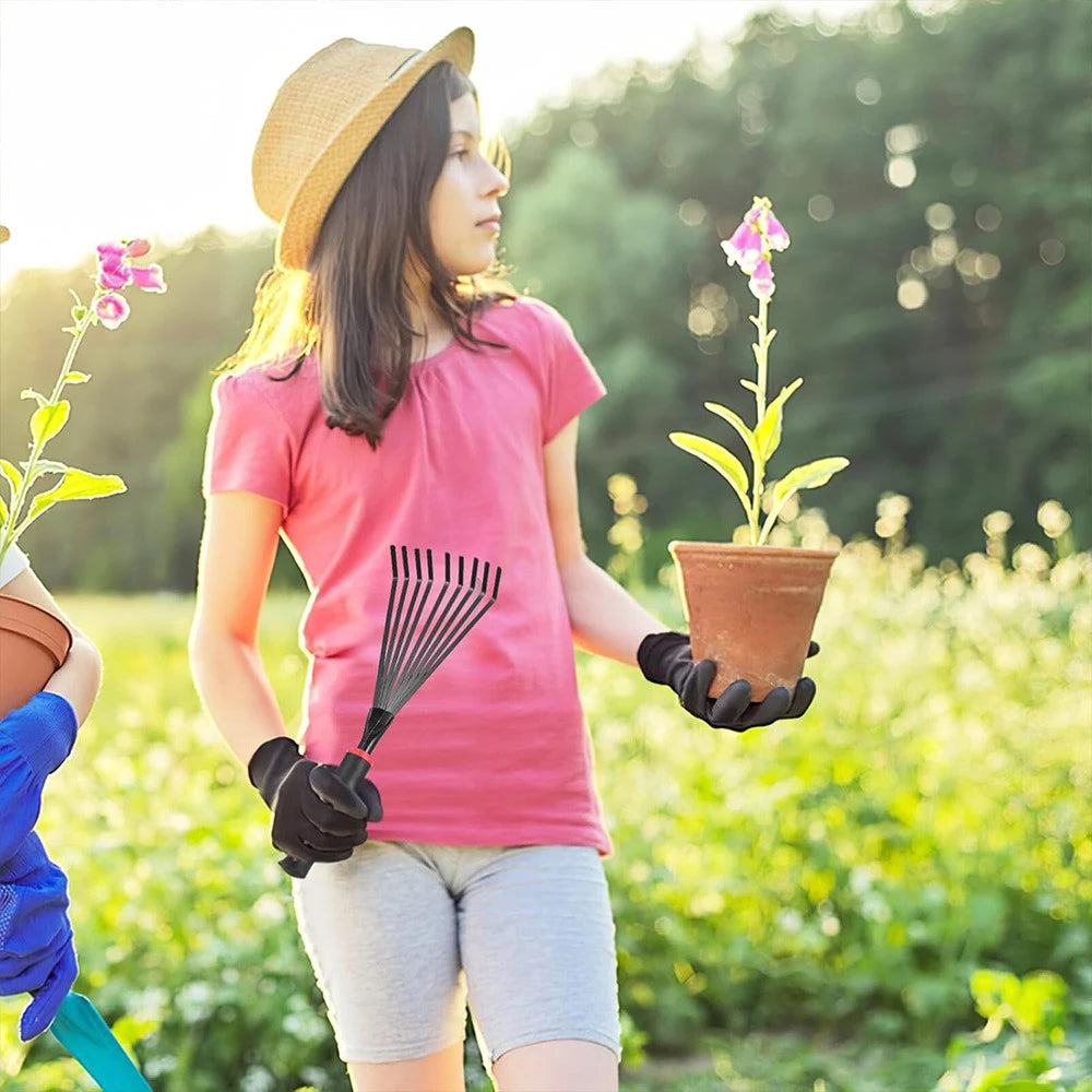 Garden Tools Gardening Planting Tool Small Shovel Digging Planting Flowers Weeds Household Agriculture Rake Shovel