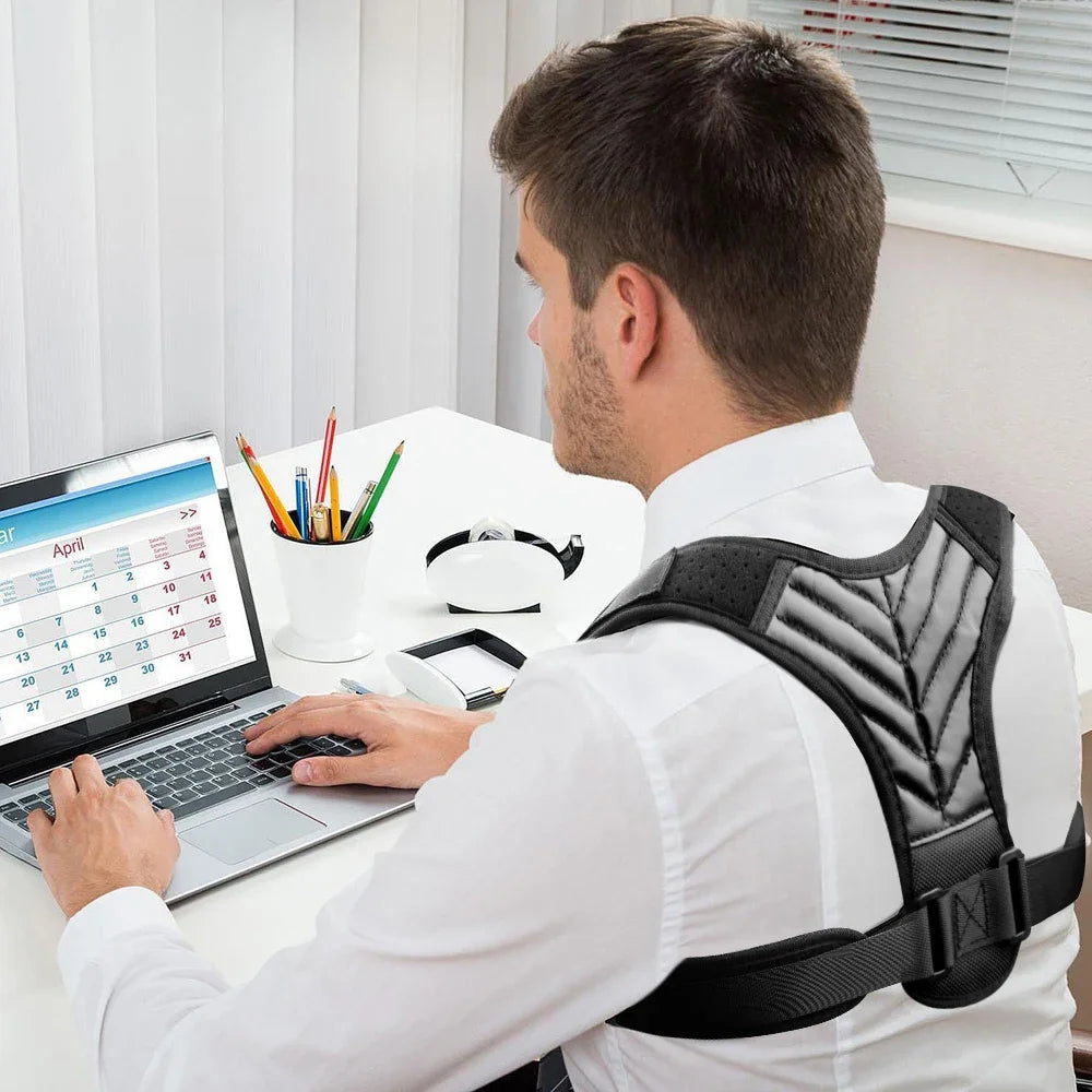 Posture Corrector for Women Men, Back Brace, Posture Trainer for Spinal Alignment & Posture Support Adjustable Back Straightener