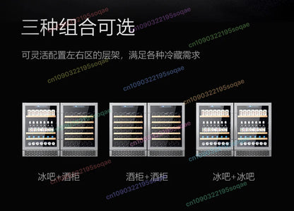Embedded Wine Cabinet Household Small Refrigerator Constant Temperature Refrigerated Cabinet Drinks Ice Bar