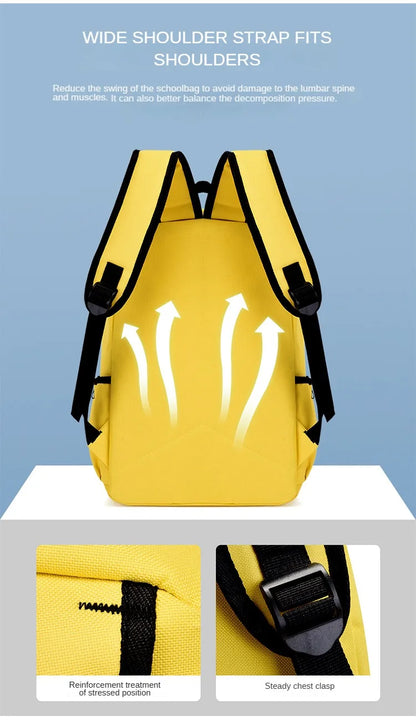 Personalized School Bag Custom Logo School Backpack Training Class Gift School Name Pattern Elementary school backpack wholesale