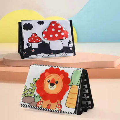 Baby Floor Mirror Sensory Toys Tummy Time for Babies Montessori Development Crawl High Contrast Activity Sensory Toy 0-6 Years