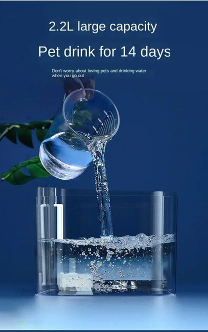 Pet Cat Water Dispenser Automatic Circulation Filter Electric Silent Pump USB Cat and Dog Water Dispenser Pet Water Dispenser
