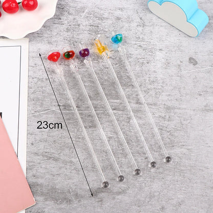 1PCS 23cm Stirring Acrylic Stirrers Kitchen Bar Tool Juice Party Cocktail Drink Mixer Swizzle Stick Wine Agitators