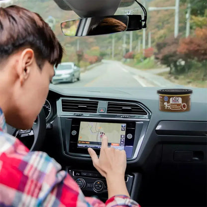 Car Air Freshene Organic Wood Fiber Aromatherapy Cans For Home Odor Eliminator Essential Long-Lasting Auto Ornaments Tools