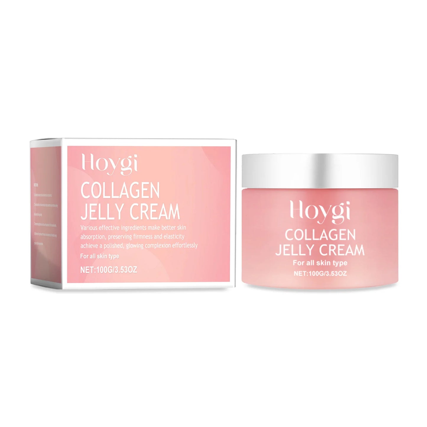 100g New Collagen Jelly Cream Deep Hydrates Firming Glowing Reduce Wrinkle Sagging Shrink Pores Moisturizing Skin Care Products
