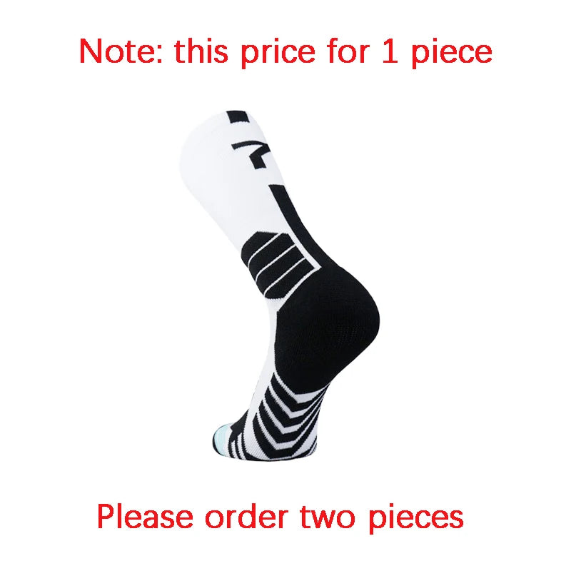Sports Basketball Socks Professional 1pc Football Sock Men's Cycling Soccer Socks Running Sock Calcetines Customized Number 0-9