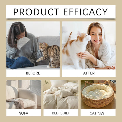 YEGBONG 100ml Coconut Scent Pet Odor Eliminator Spray Natural Formula Neutralize Urine Odors Freshen Indoor Air for Dogs Cats