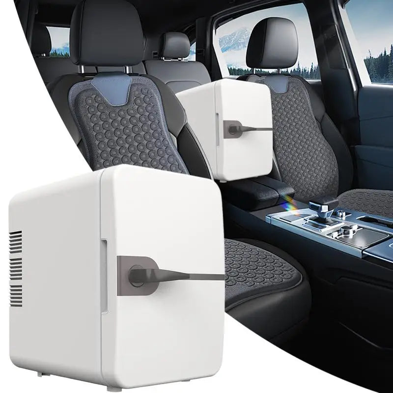 6L Car Mini Fridge For Camping Picnic Beauty Cosmetics Mask Makeup Skincare Refrigerator Cooling Dormitory Refrigerator