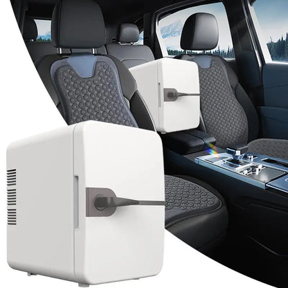 6L Car Mini Fridge For Camping Picnic Beauty Cosmetics Mask Makeup Skincare Refrigerator Cooling Dormitory Refrigerator