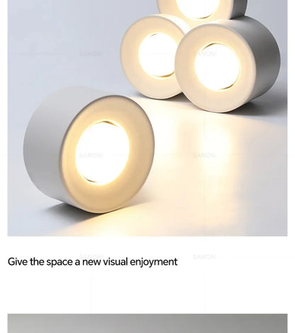 LED Ceiling Mounted Lights for Living Room Bedroom Hallway Corridor Modern Nordic Cylinder Minimalism Indoor Home Decoration