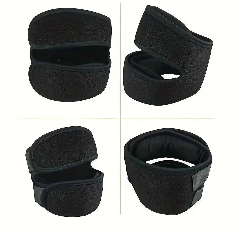 Tcare 1 PCS Sports Kneepad Double Patellar Knee Patella Tendon Support Strap Brace Pad Protector Open Knee Wrap Band Fit ness Me