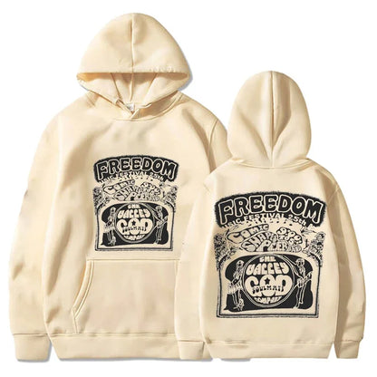 Classic Freedom Hoodies  Apparel  Camisa  Sweatshirt Customized  Hoodied Pullover  Hoodie Harajuku
