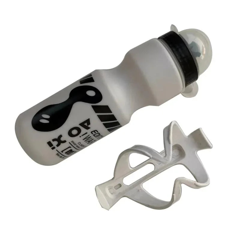 750ML Portable Cycling Equipment Cycling Bottles Mountain Bicycle Water Bottle Outdoor Sport Camping Drink Jug Free Cup Holder