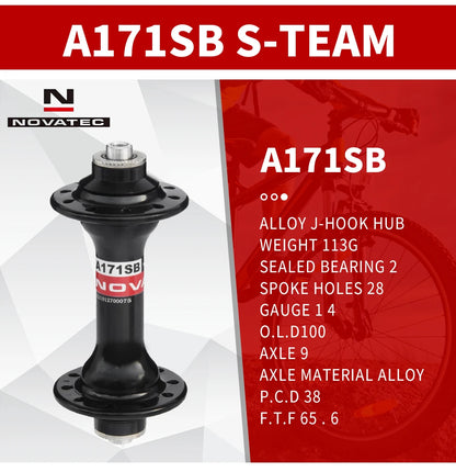 Road Bike Hubs 171/172 SHIMAN0 Hubs Front 20H Rear 24H Quick Release Hubs Compatible with 9/10/11 Speed Bikes