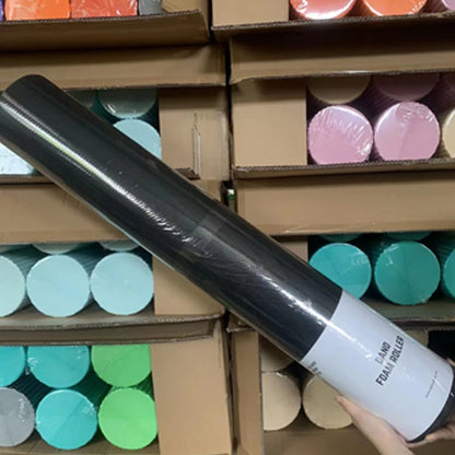 Extended 90cm  EVA Foam Roller Me Pattern Yoga Massage Sti Fitn Exercise Muscle Relaxation Roller