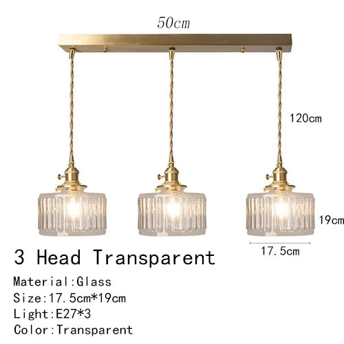 Lamps for Living Room  Room Decor Bedside Light Luxury Creative Restaurant Balcony Porch Glass Pendant Lights Lamp