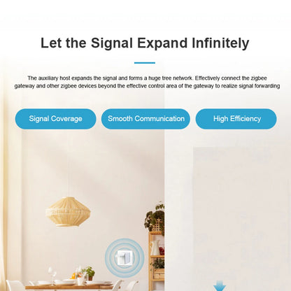 Haozee Smart ZigBee Signal Repeater USB Signal Amplifier Extender Smart Home Automation Support Home Assistant Zigbeem2qtt