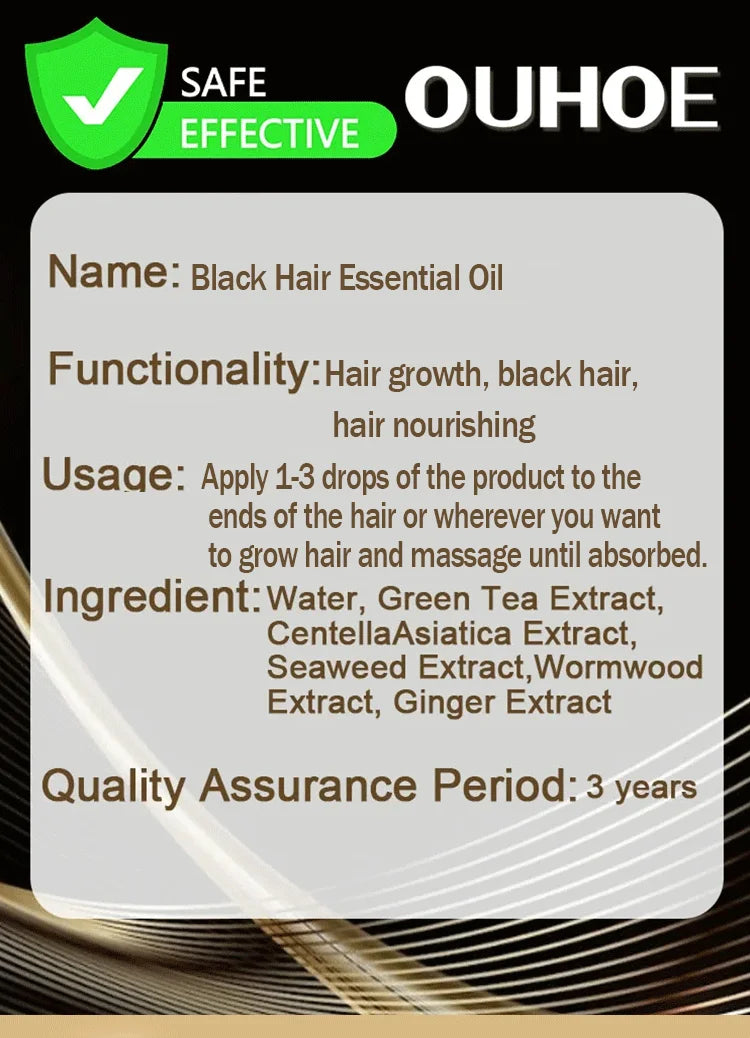 Anti Gray Hair Serum Remedy White Darkening Products