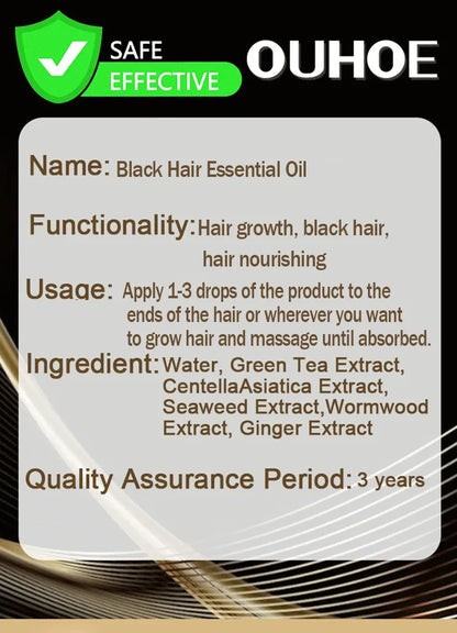 Anti Gray Hair Serum Remedy White Darkening Products