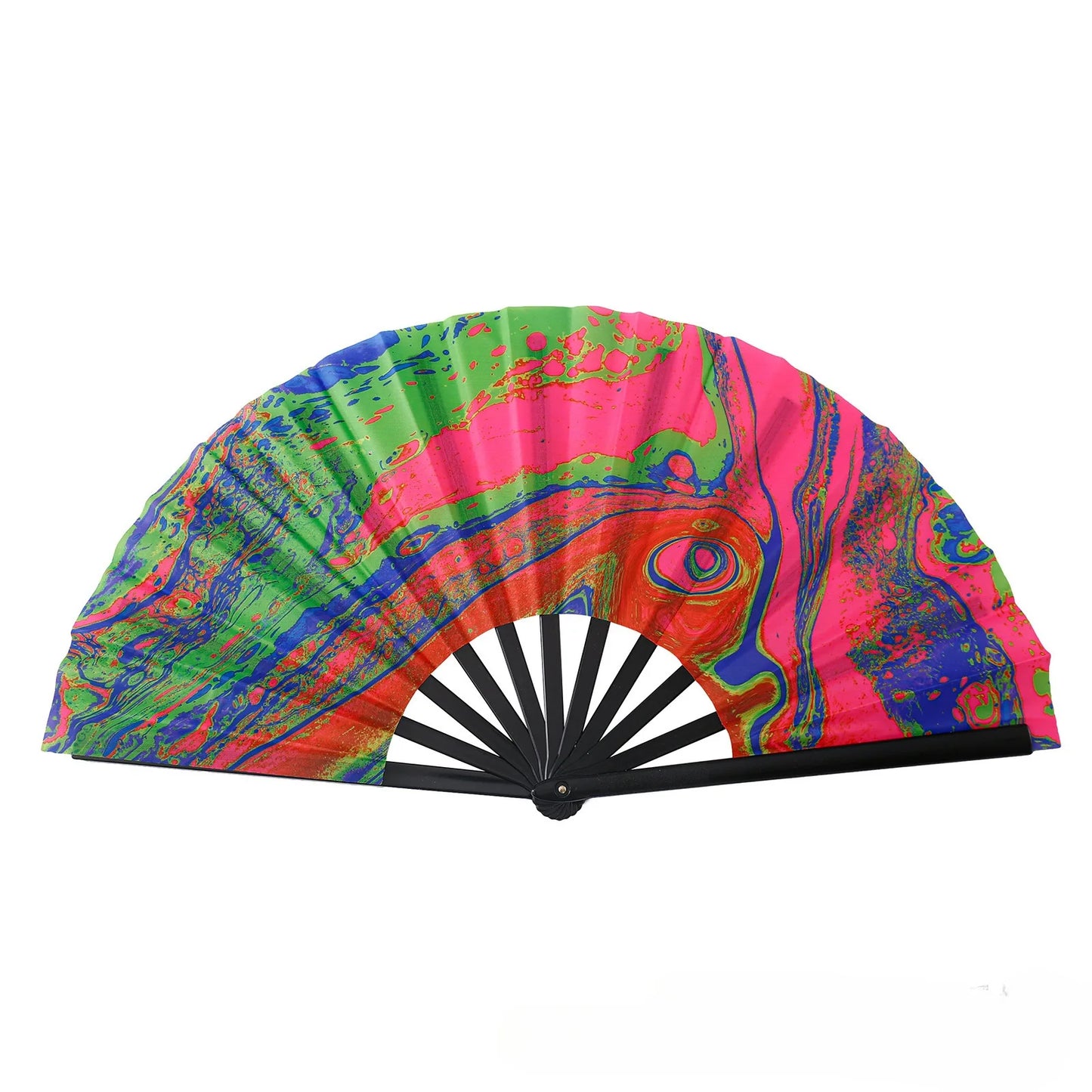 Boots The Ground Hand Fan Foldable Country Line Dance Fan Portable Large Popping Fan For Dance Practice Party Performance