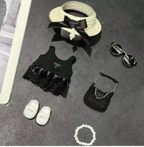 Labubu 17cm Doll Outfits Luxury Vinyl Doll Clothes 1st & 2nd Generation Compatible Delicate Baby Toy Accessories Kids Fashion