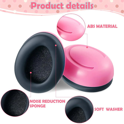 Baby Noise Cancelling Headphones Ear Protection Earmuffs For Infants with Elastic Headband Airplane Travel Baby Accessories