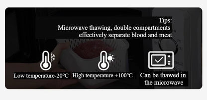 1- 3Pcs Refrigerator Organizer Boxes Fresh Fruit & Vegetable Keep - Fresh Containers with Draining Baskets Kitchen Storage Box