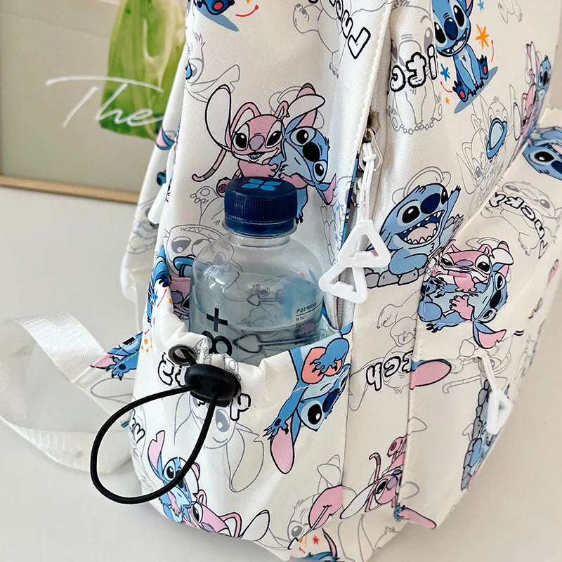 New Student Backpacks Stitch Printed Schoolbags Trendy Backpacks Large-capacity Lightweight Student Casual Bags Anime Schoolbags