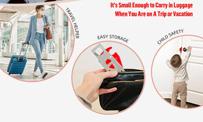Portable Door Lock for Home Security Door Locks Locks for Extra Security and Protection of Privacy on the Go Perfect for Travel