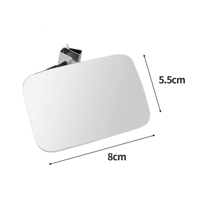 Car Auxiliary Blind Spot Mirror 360 Degree Wide Angle Adjustable  Interior HD Convex Rearview Mirror Parking Rimless Mirrors