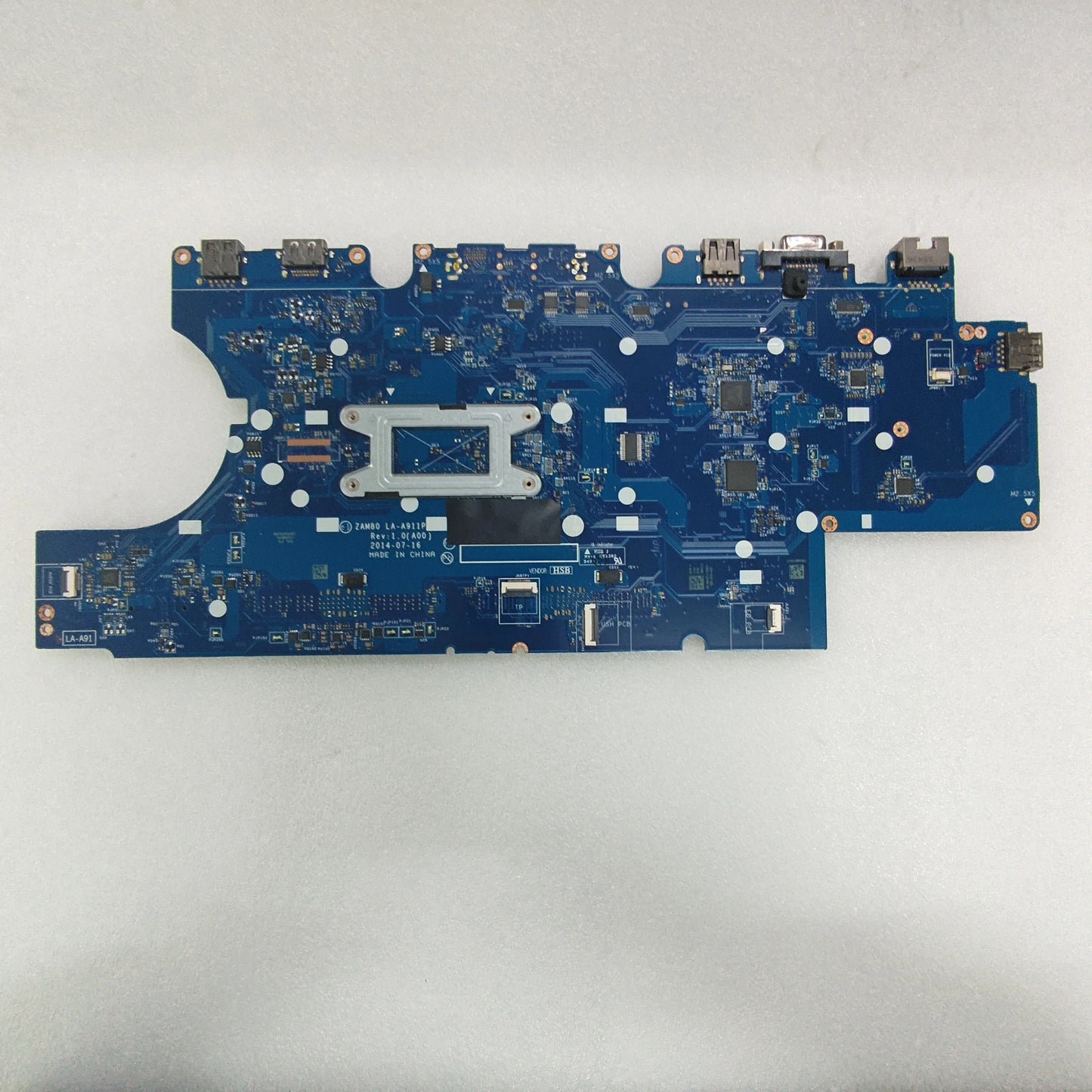 For Dell Latitude E5550 Notebook Mainboard LA-A911P with i5-5300U  Laptop Motherboard