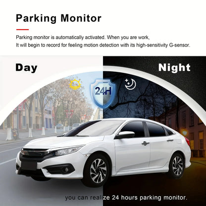 2 Camera Dash Cam For Car Camera 1080P Video Recorder  Car DVR Front Rear View Camera Night Vision Black Box Car Accessories