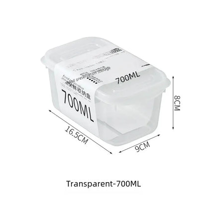 Modern Simple Style Portable Fridge Classification Preservation Box Meat Box Cold Storage Bento Onion Garlic Sub-box