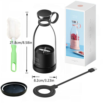 Portable Blender,Fashion Portable Blender for Shakes and Smoothies 11.8 Oz,Magnetic USB Fast Charging Mini Fresh Juice Mixer