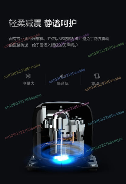 Embedded Wine Cabinet Household Small Refrigerator Constant Temperature Refrigerated Cabinet Drinks Ice Bar