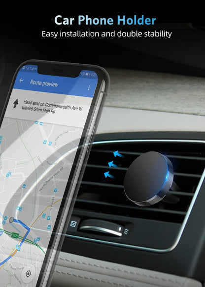 Universal Magnetic Car Phone Holder Stand in Car for All phone for iPhone Xiaomi Magnet Air Vent Mount Mobile Phone Support GPS