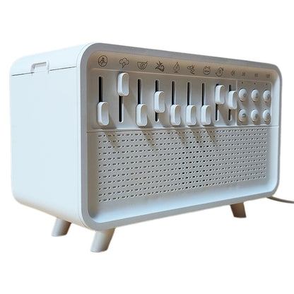 3 in 1 White Noise Sound Machine Night Light Humidifier 8 Group Natural Sound 30/60/120 Minutes Smart Timing for Home