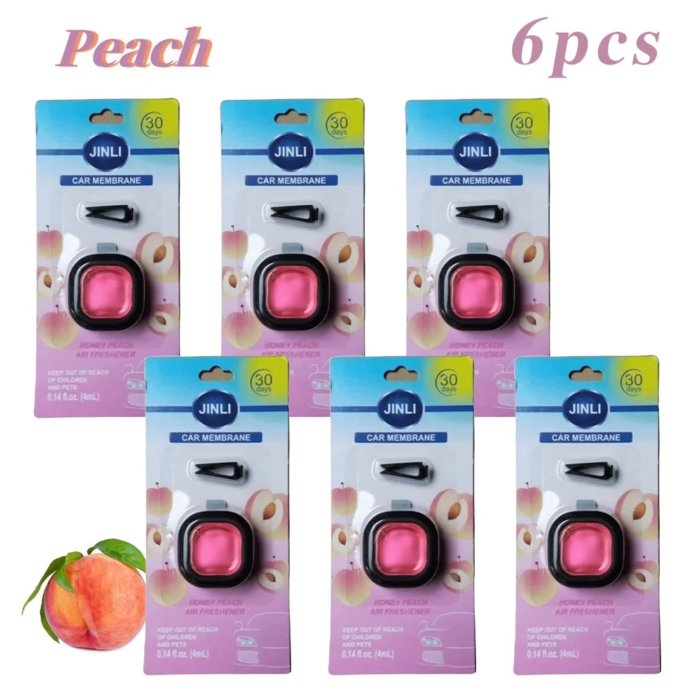 Long-Lasting Car Air Freshener Vent Clip Essential Oil Scented Odor Eliminator 0.14oz Alcohol-Free Fragrance for Fresh Car Smell