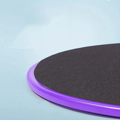 2 PC pilates slide plate yoga ab foot fitness slide plate home exercise core training slide board slide mat