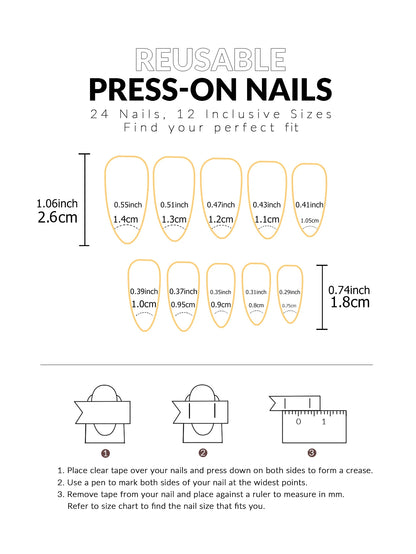 24PCS Long Coffin Pink Press On Nails Fake Press On Nails Gradation Press On Nails Summer Nails