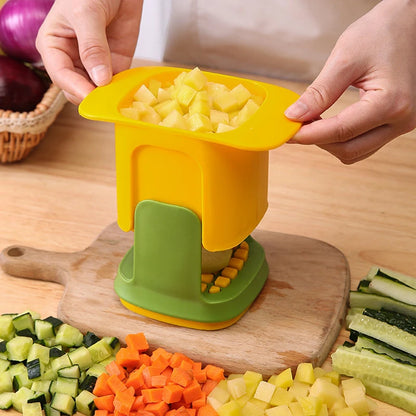 Multifunctional Vegetable Chopper Onion Dicing Artifact Kitchen Gadget Cucumber Potato Slicer French Fries Slicer Kitchen Tools