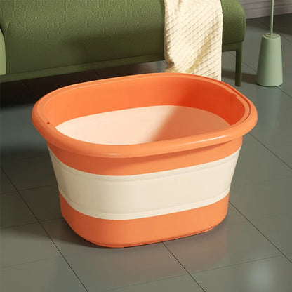 Foldable Home Foot Bath Bucket Massage Foot Wash Leisure Health Bucket Children Foot Bath Basin Portable Foot Soak Foot Tub