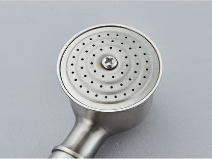 Brushed Nickle Hand Held Shower Head Handshower Head 100% Copper Head Faucet Accessory Single Function Shower Head Shower Hose