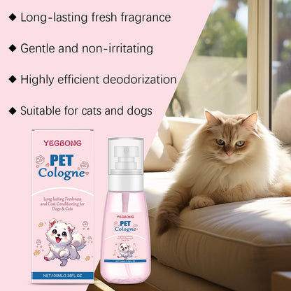Deodorizing Dog Spray Odor Removal Natural Deodorizer Long Lasting Cologne Fragrance for Dogs Cats Odor Control Cleaning Product