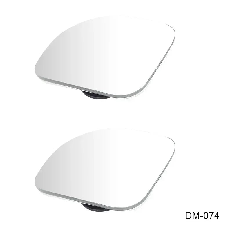 2pcs Car Mirror Wide Angle Car Blind Spot Mirrors 360° Adjustable Auxiliary Rearview Mirrors HD Frameless Small Round Mirror