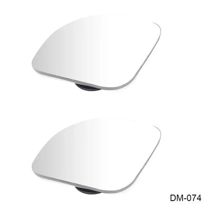 2pcs Car Mirror Wide Angle Car Blind Spot Mirrors 360° Adjustable Auxiliary Rearview Mirrors HD Frameless Small Round Mirror