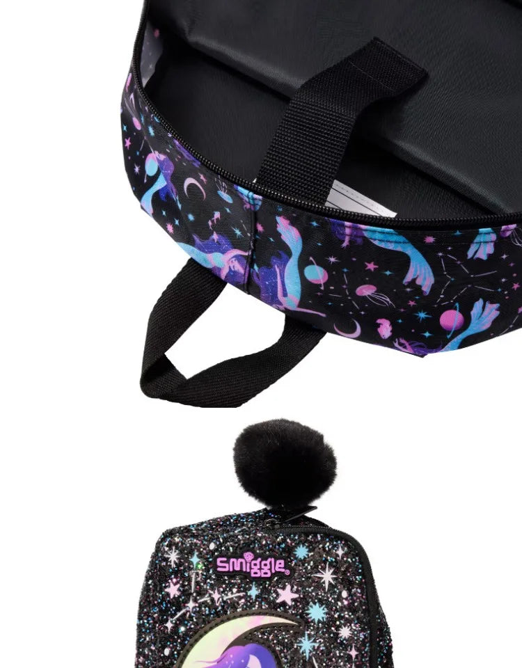 Genuine Australian Smiggle Mermaid Reflection In Water Backpack Children'S Stationery Student Pencil Case Backpack Student Gift